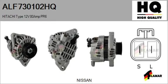 Alternator (ALF730102HQ)