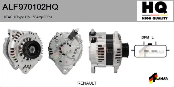 Alternator (ALF970102HQ)