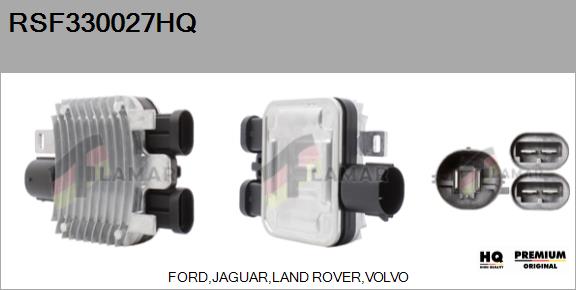 Series resistor, electric motor (radiator fan) (RSF330027HQ)