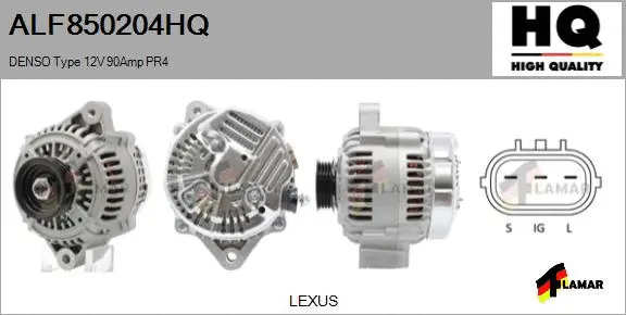Alternator (ALF850204HQ)