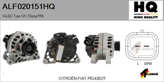 Alternator (ALF020151HQ)
