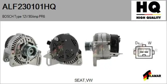 Alternator (ALF230101HQ)