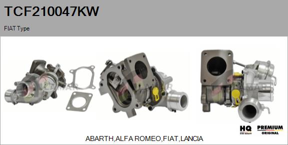 Charger, charging (supercharged/turbocharged) (TCF210047KW)