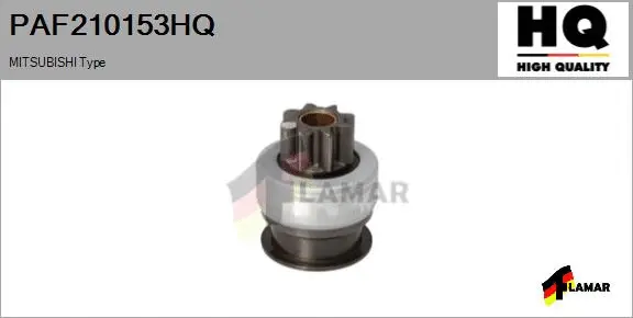 Pinion, starter (PAF210153HQ)