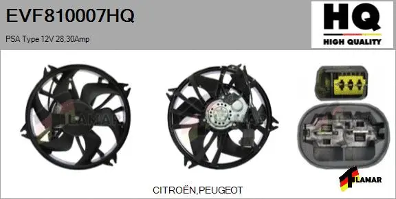 Electric Motor, radiator fan (EVF810007HQ)