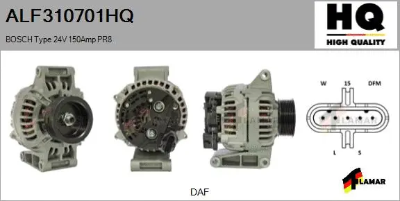 Alternator (ALF310701HQ)