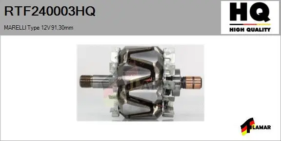 Rotor, alternator (RTF240003HQ)