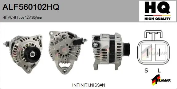 Alternator (ALF560102HQ)