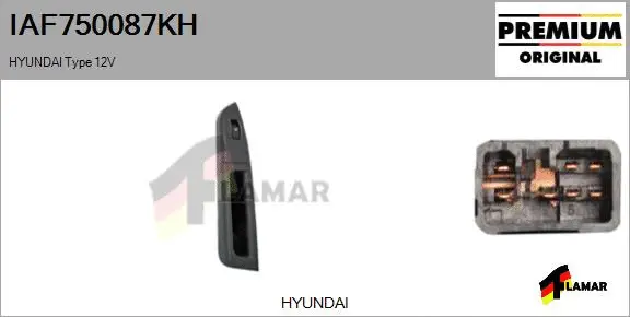 Switch, window regulator (IAF750087KH)