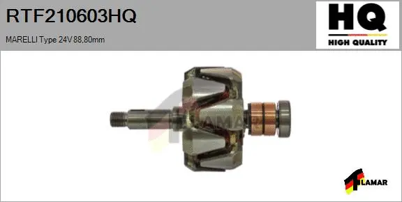 Rotor, alternator (RTF210603HQ)