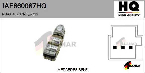 Switch, window regulator (IAF660067HQ)
