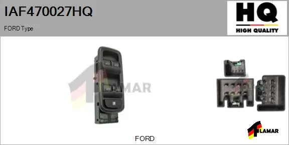 Switch, window regulator (IAF470027HQ)