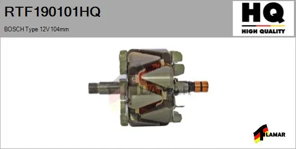 Rotor, alternator (RTF190101HQ)
