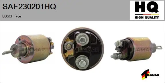 Solenoid Switch, starter (SAF230201HQ)