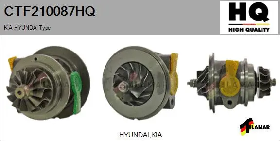 Core assembly, turbocharger (CTF210087HQ)