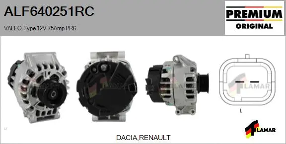 Alternator (ALF640251RC)