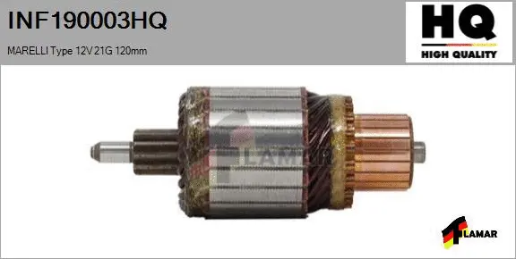 Armature, starter (INF190003HQ)