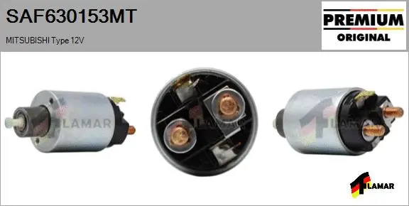 Solenoid Switch, starter (SAF630153MT)