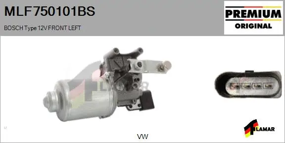 Wiper Motor (MLF750101BS)