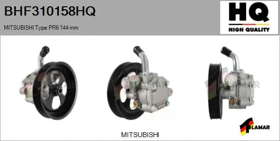 Hydraulic Pump, steering (BHF310158HQ)