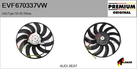 Fan, engine cooling (EVF670337VW)