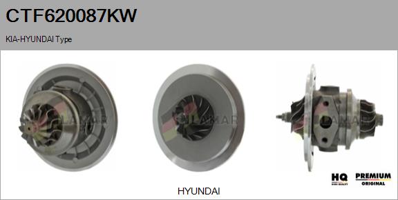 Core assembly, turbocharger (CTF620087KW)