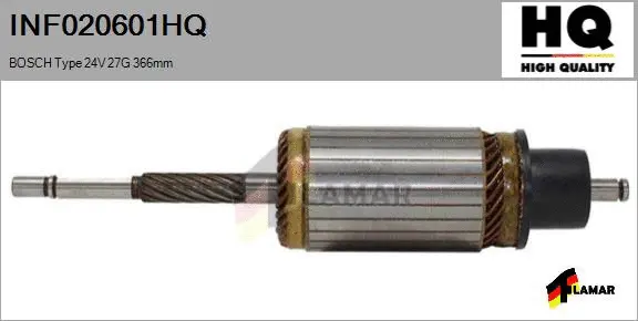 Armature, starter (INF020601HQ)