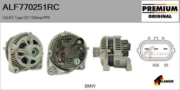 Alternator (ALF770251RC)