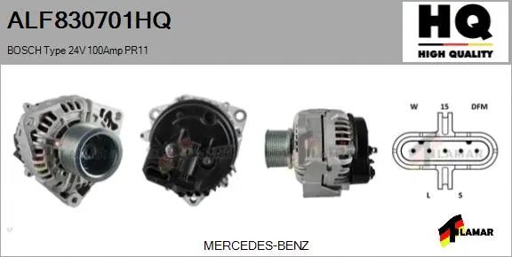 Alternator (ALF830701HQ)