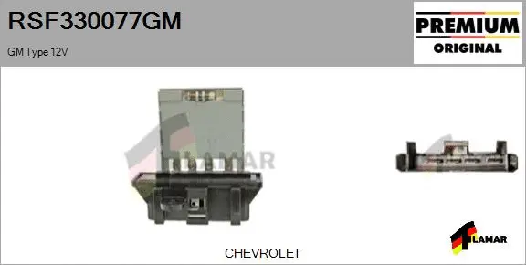 Resistor, interior blower (RSF330077GM)