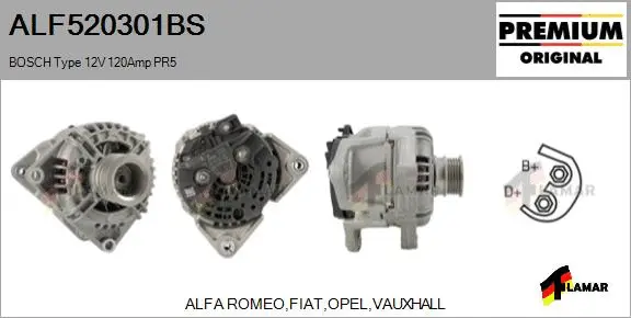 Alternator (ALF520301BS)