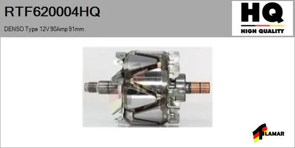 Rotor, alternator (RTF620004HQ)