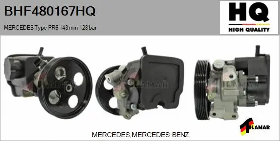 Hydraulic Pump, steering (BHF480167HQ)
