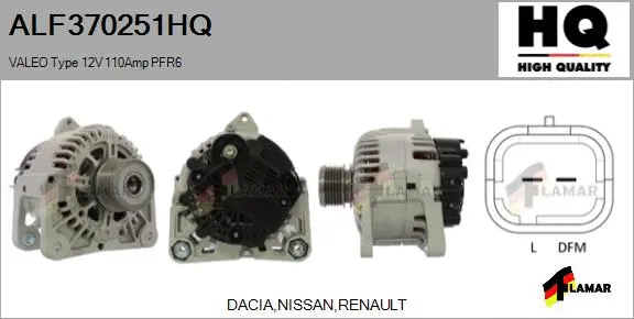 Alternator (ALF370251HQ)