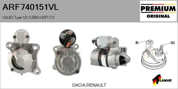 Starter (ARF740151VL)