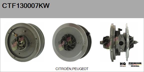 Core assembly, turbocharger (CTF130007KW)