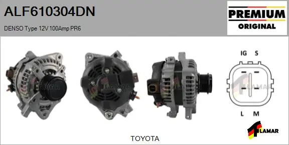 Alternator (ALF610304DN)