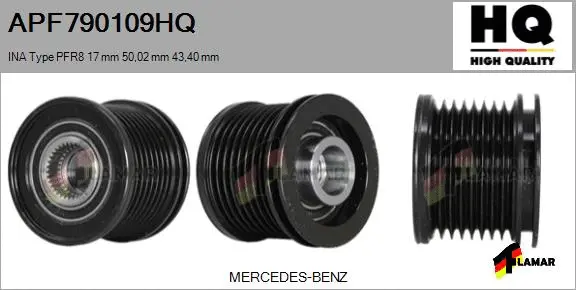 Belt Pulley, alternator (APF790109HQ)