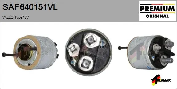 Solenoid Switch, starter (SAF640151VL)