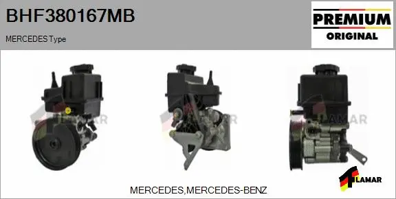 Hydraulic Pump, steering (BHF380167MB)