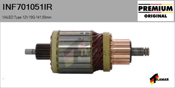 Armature, starter (INF701051IR)