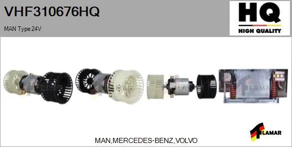 Interior Blower (VHF310676HQ)