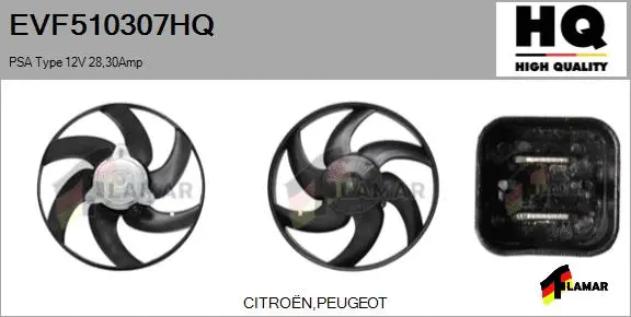 Electric Motor, radiator fan (EVF510307HQ)