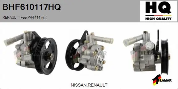 Hydraulic Pump, steering (BHF610117HQ)