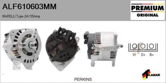 Alternator (ALF610603MM)