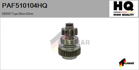 Pinion, starter (PAF510104HQ)