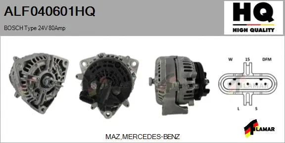 Alternator (ALF040601HQ)