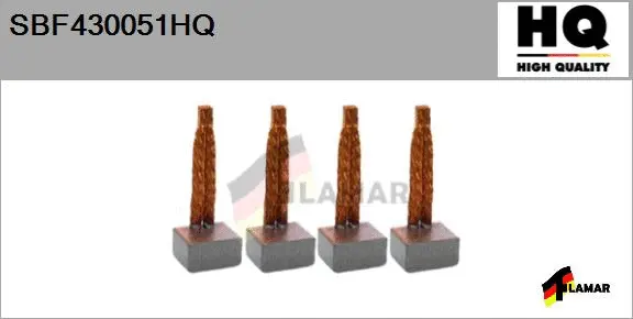 Carbon Brush, starter (SBF430051HQ)