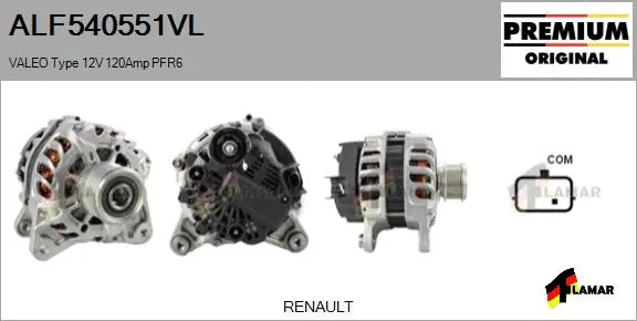 Alternator (ALF540551VL)