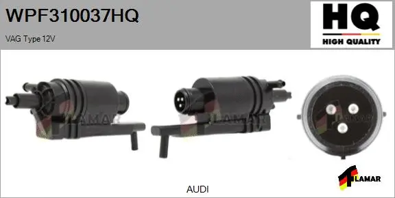 Washer Fluid Pump, window cleaning (WPF310037HQ)